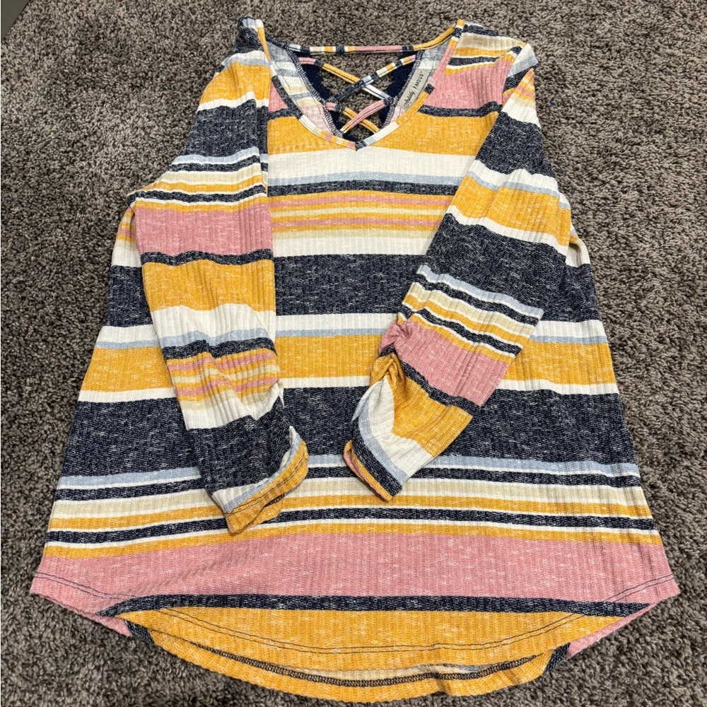 Absolutely Famous Multicolor Striped Blouse